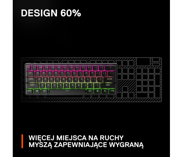 STEELSERIES Apex Pro Mini Wireless 64842 - 1051296 - zdjęcie 7